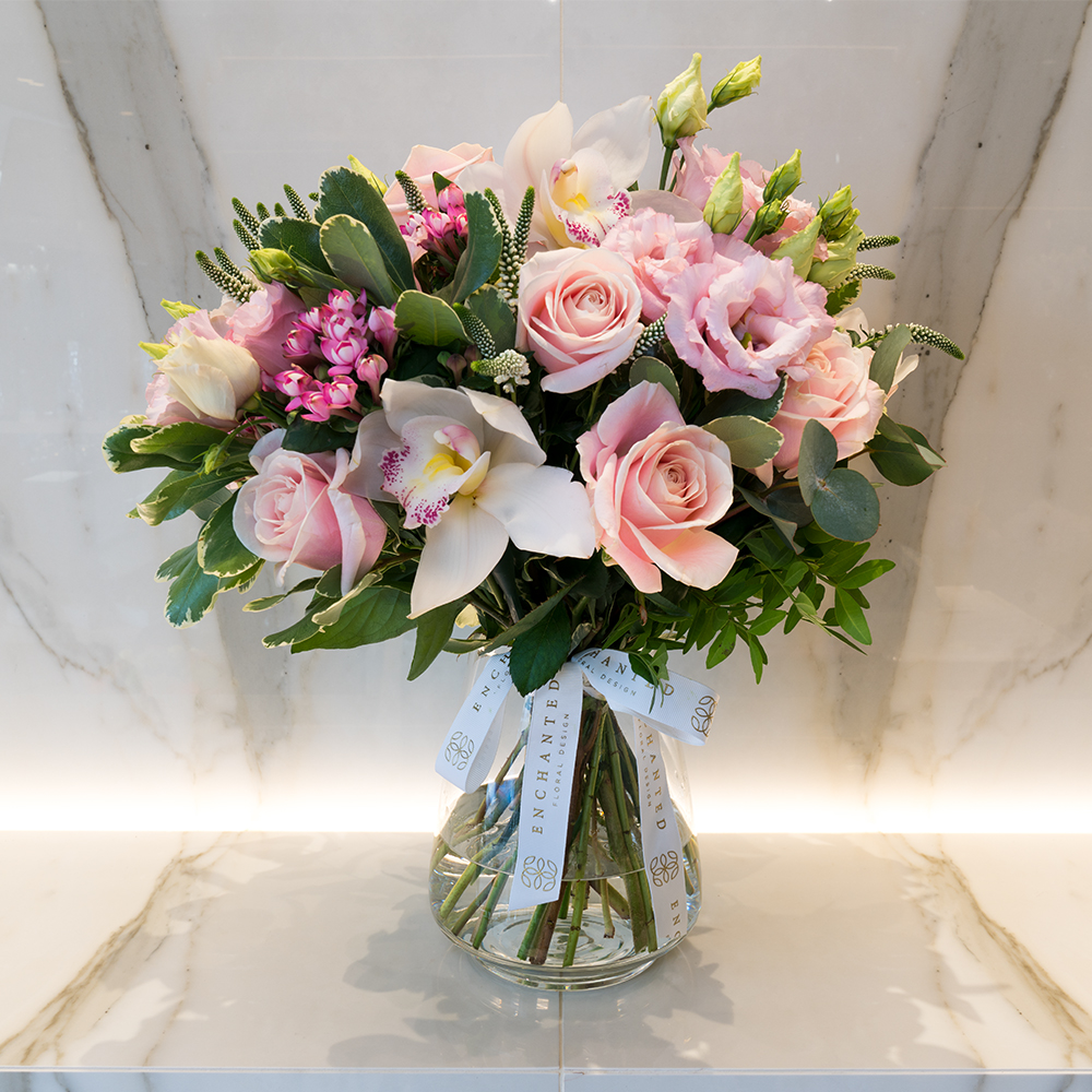 Pretty In Pink - Vase - Enchanted Floral Design Pretty In Pink - Vase - Enchanted Floral Design