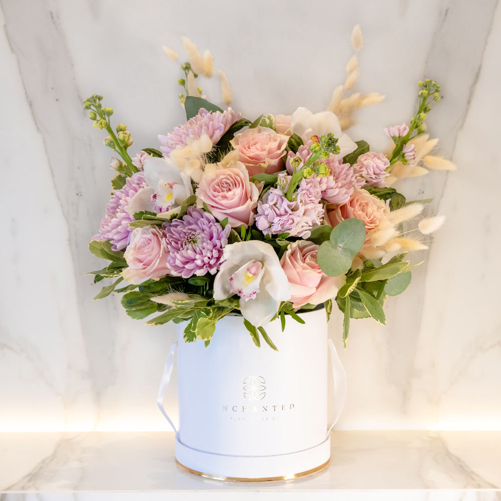 Chloe-Hat-Box-Enchanted-Floral-Design Chloe-Hat-Box-Enchanted-Floral-Design